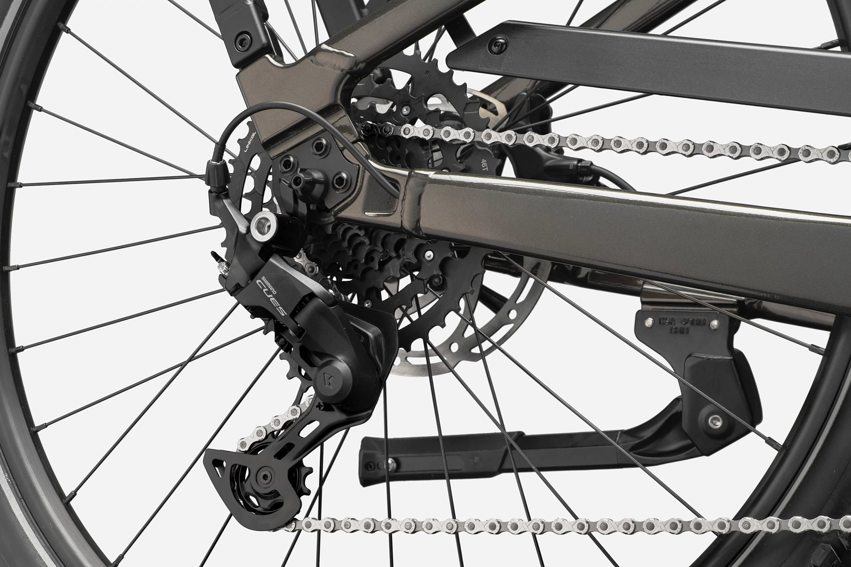 Bicicletas Electricas eUrbanas Tesoro Neo 2 Cannondale 2025 Obsidian #6