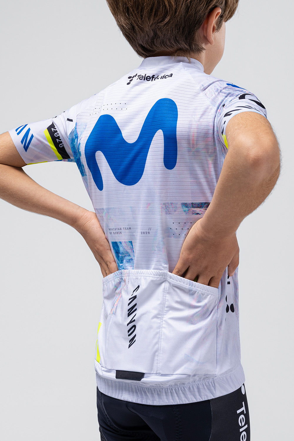 Gobik Maillot Manga Corta Rocket Niño Movistar Team 26 #5