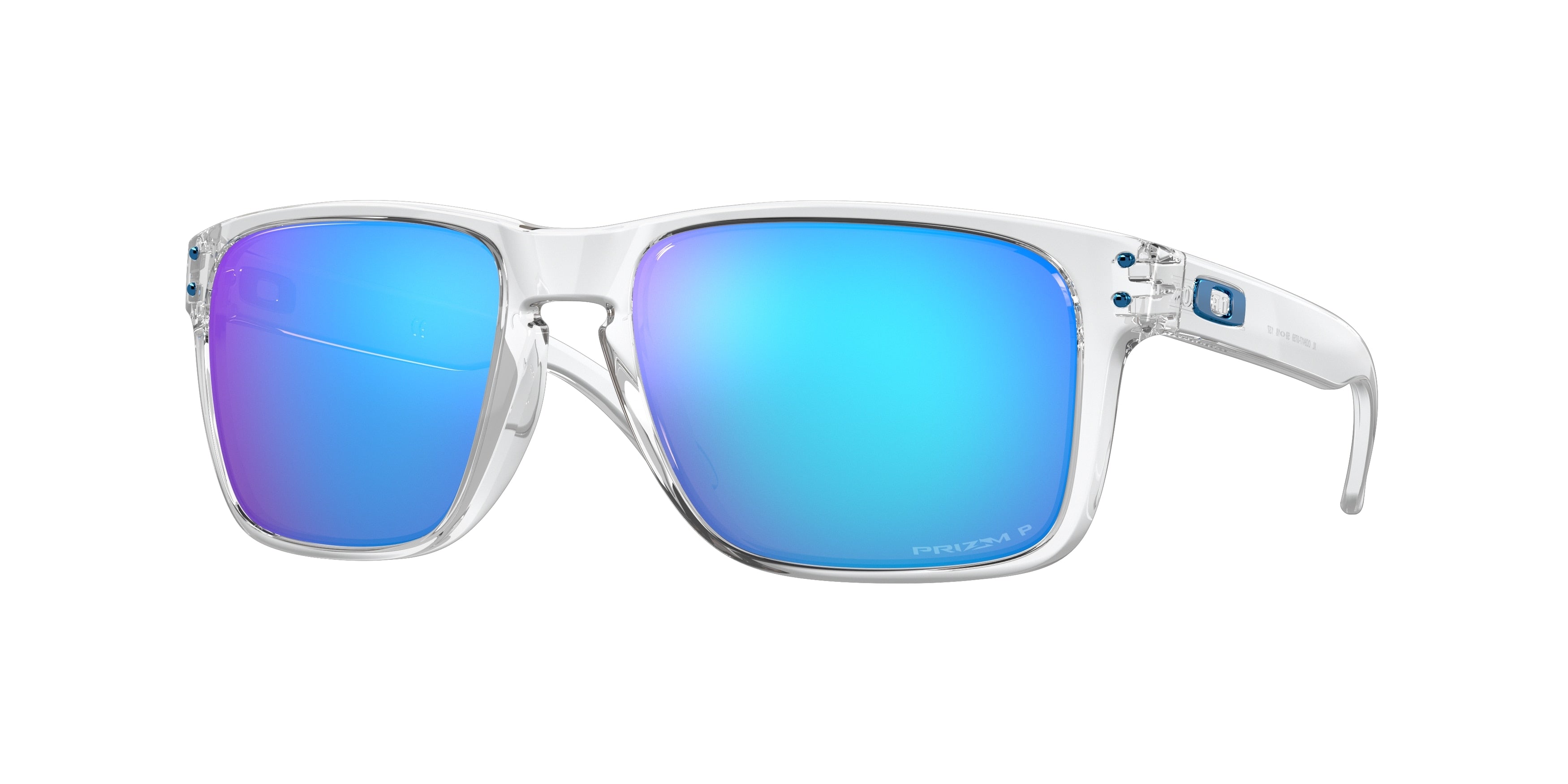 Gafas Sol Oakley Holbrook XL Transparente Pulido Lente Prizm Sapphire Polarized