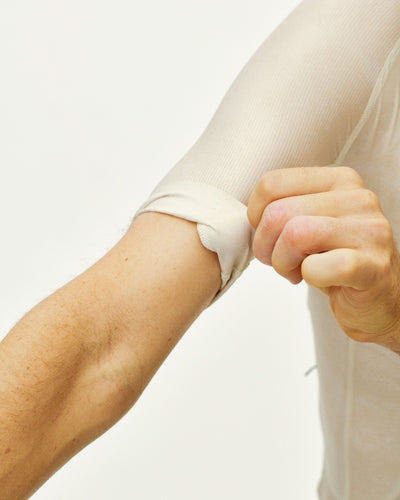 Maillot Manga Corta Pas Normal Studios Mechanism Hombre AOP Off White #7