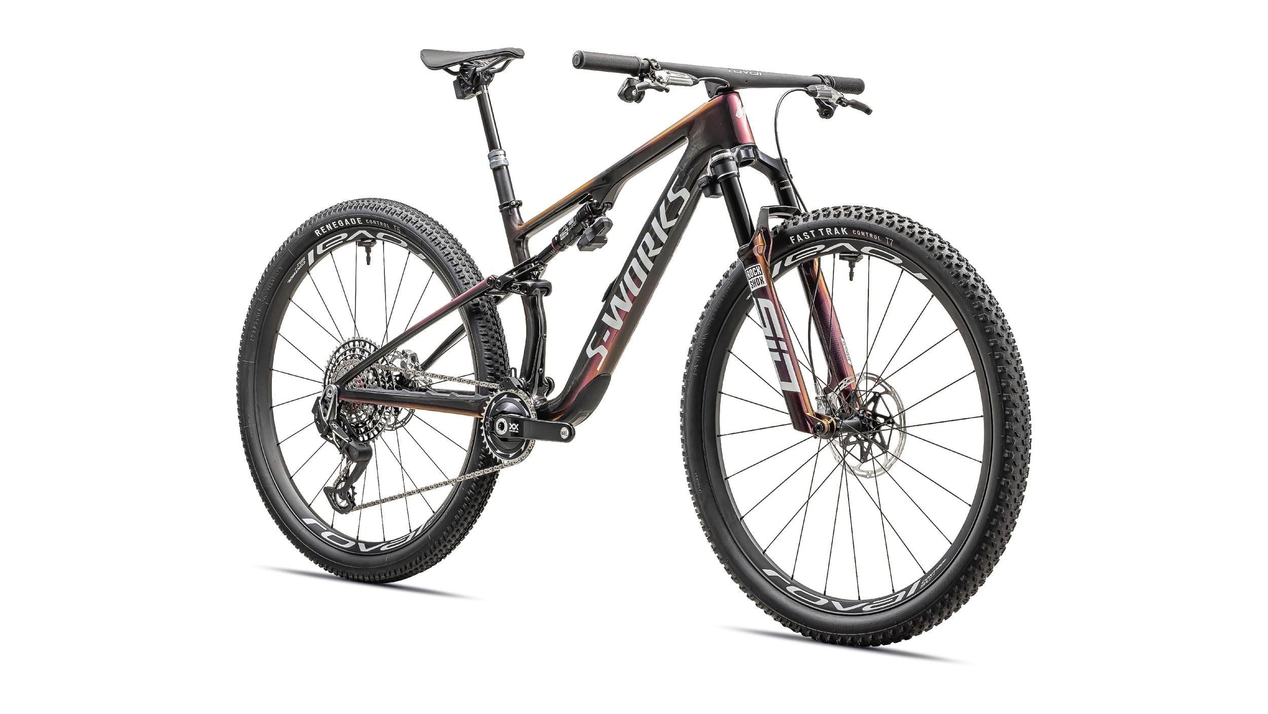 Bicicletas MTB XC Epic 8 S-Works Gloss Carbon/Metallic Vivid Pink/Viavi Magenta Gold/Metallic Midnight Shadow/White