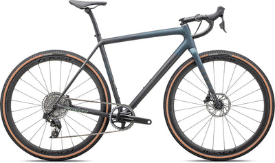 Bicicletas Gravel Crux Pro Specialized 2025 Satin Carbon/Deep Lake Metallic/Smoke/White Sage Metallic #2