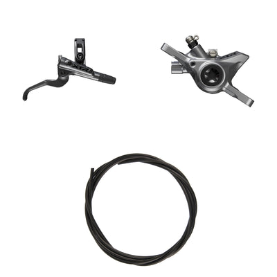 Kit Freno Disco Hidráulico Shimano XTR BR-M9200/BL-M9200 Trasero/Derecho Resina Sin Aletas/Adaptador Latiguillo 1700mm Negro #2