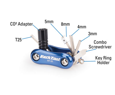 MT-20 Multitool Park Tool Multiherramienta Azul #3