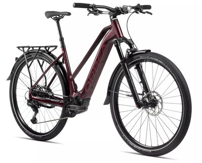 Bicicletas Electricas eUrbanas Orbea Kemen Mid 10 2024 Dark Red Gloss/Matt