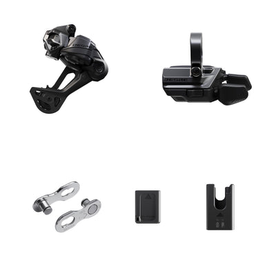 Kit Actualización Cambio Trasero Shimano Deore Di2 RD-M6250-UPG-KIT SGS Abrazadera Negro #2