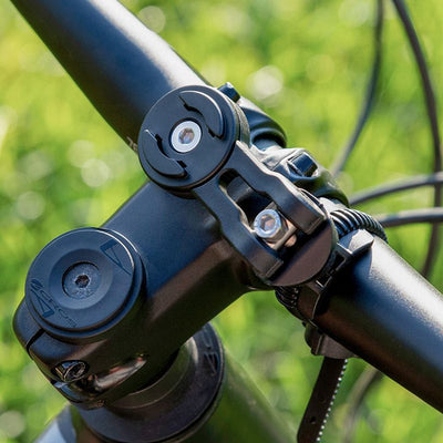 Kit SP Connect SPC+ Soporte Universal Max/Abrazadera Manillar Universal Negro