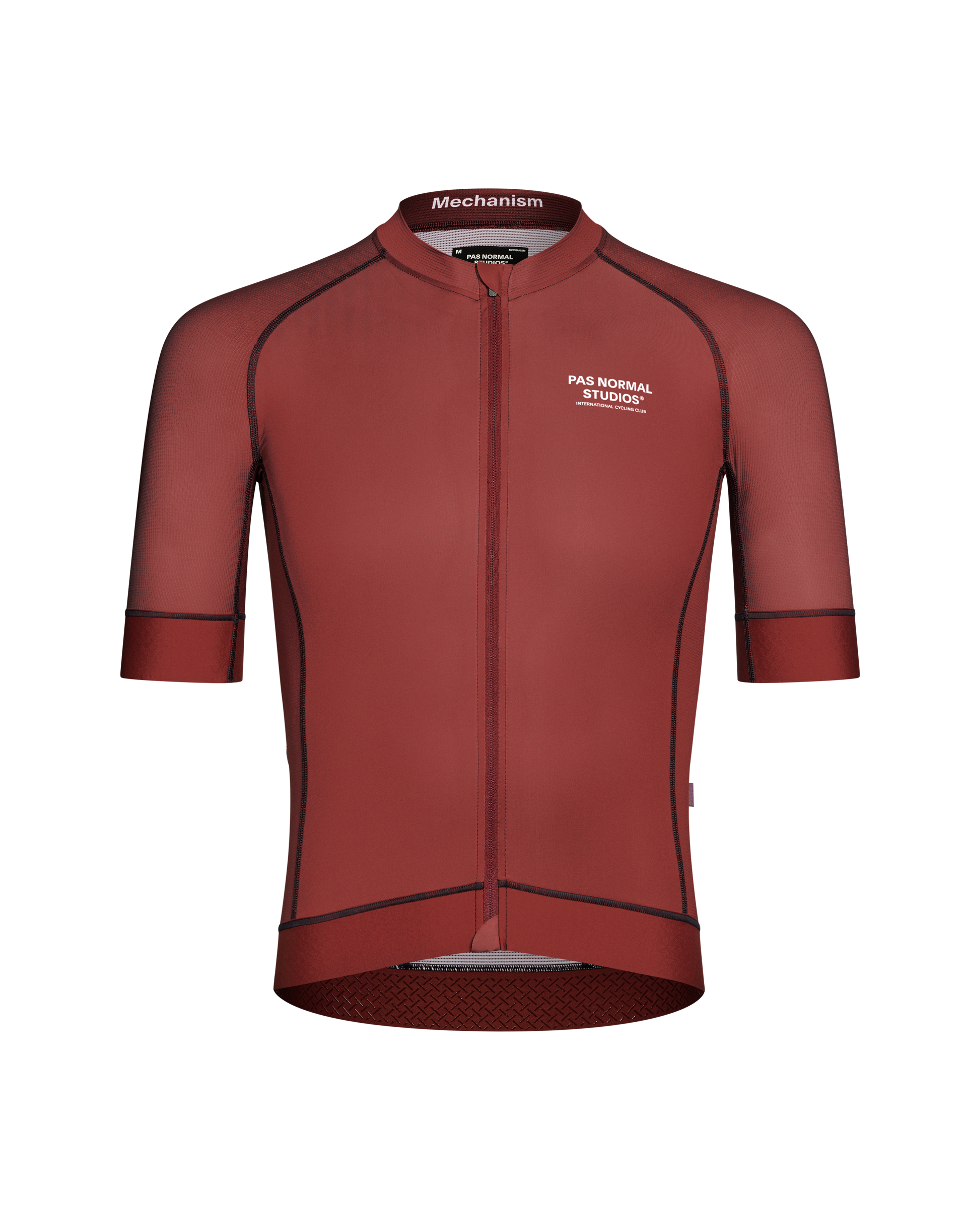 Maillot Manga Corta Pas Normal Studios Mechanism Hombre Maroon #2